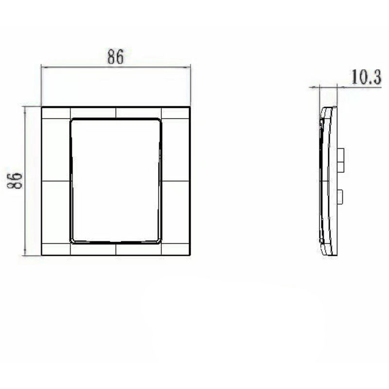 Saklar Plastik 4 Gang 1 Arah HK6141S